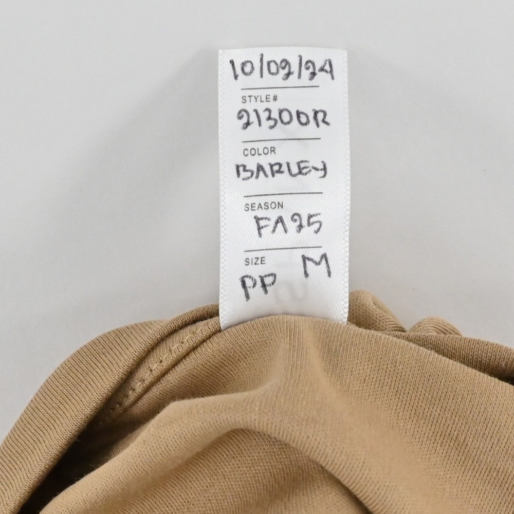 Spanx Better Base Short Sleeve Tee Womens Size‎ M Barley Tan Crew Neck 21300R - Picture 6 of 7